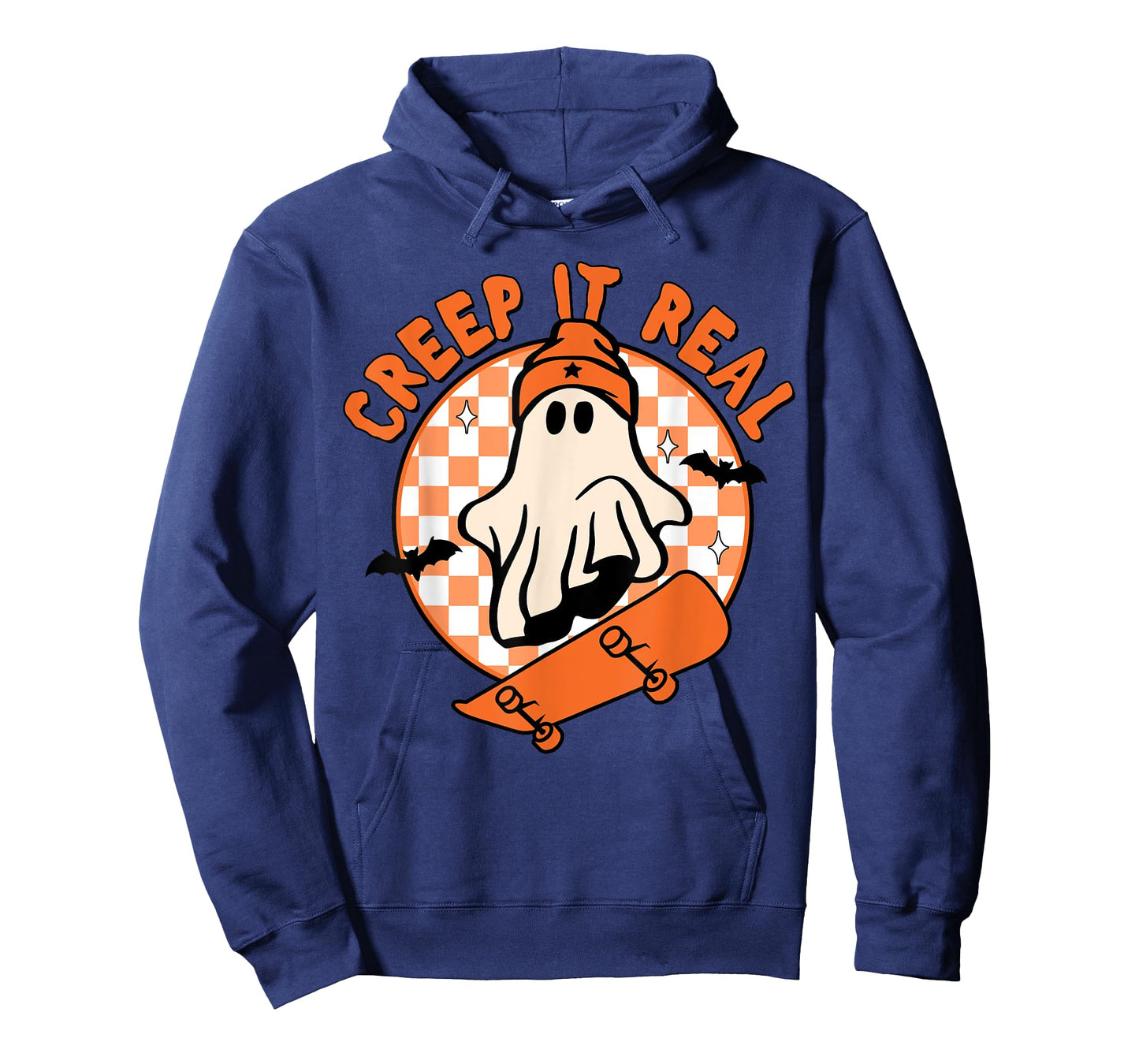 Vintage Retro Halloween Creep It Real Ghost Boy Fall Season T-Shirt