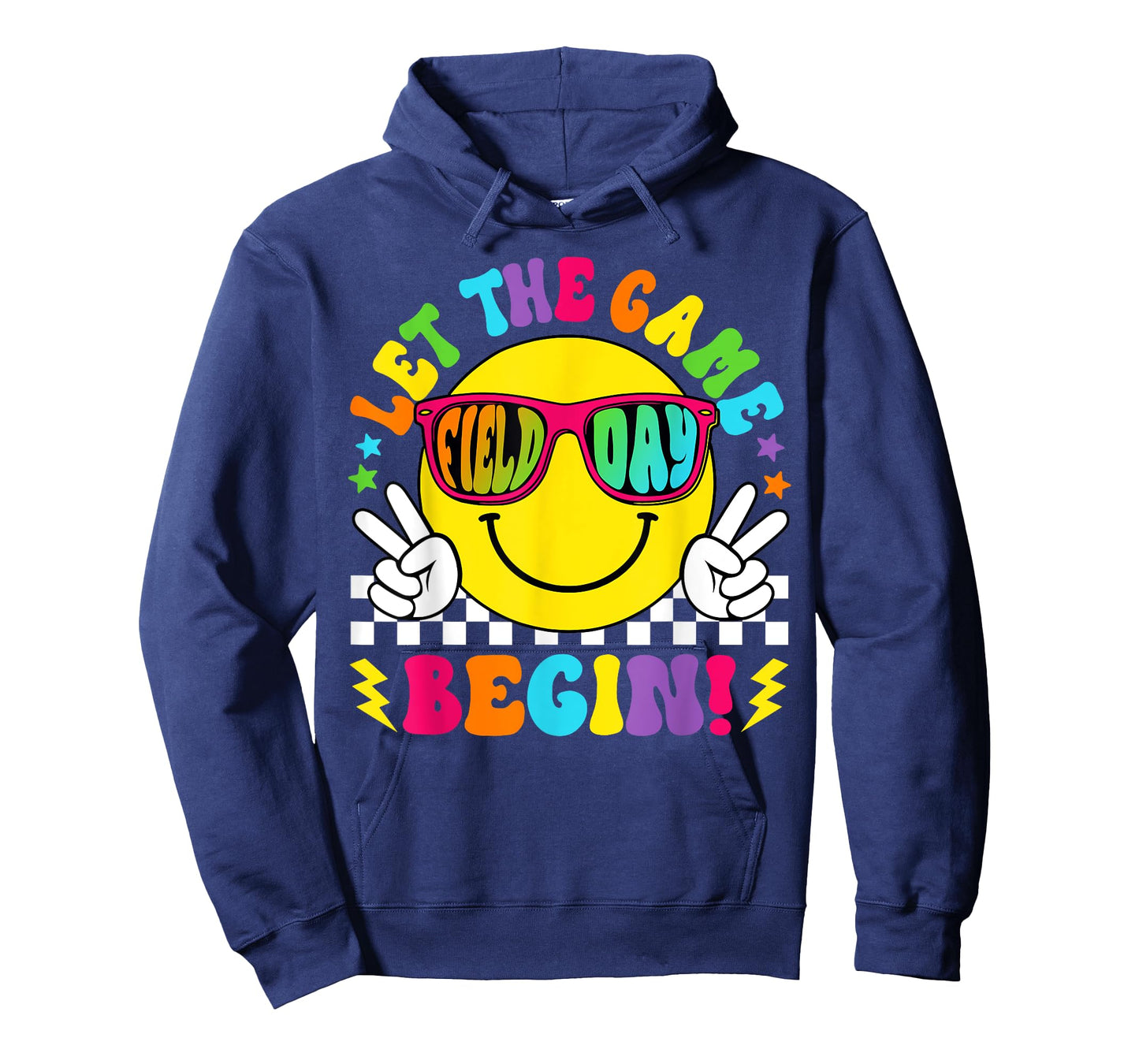 Field Day 2025 Colorful Let The Games Begin Field Trip T-Shirt