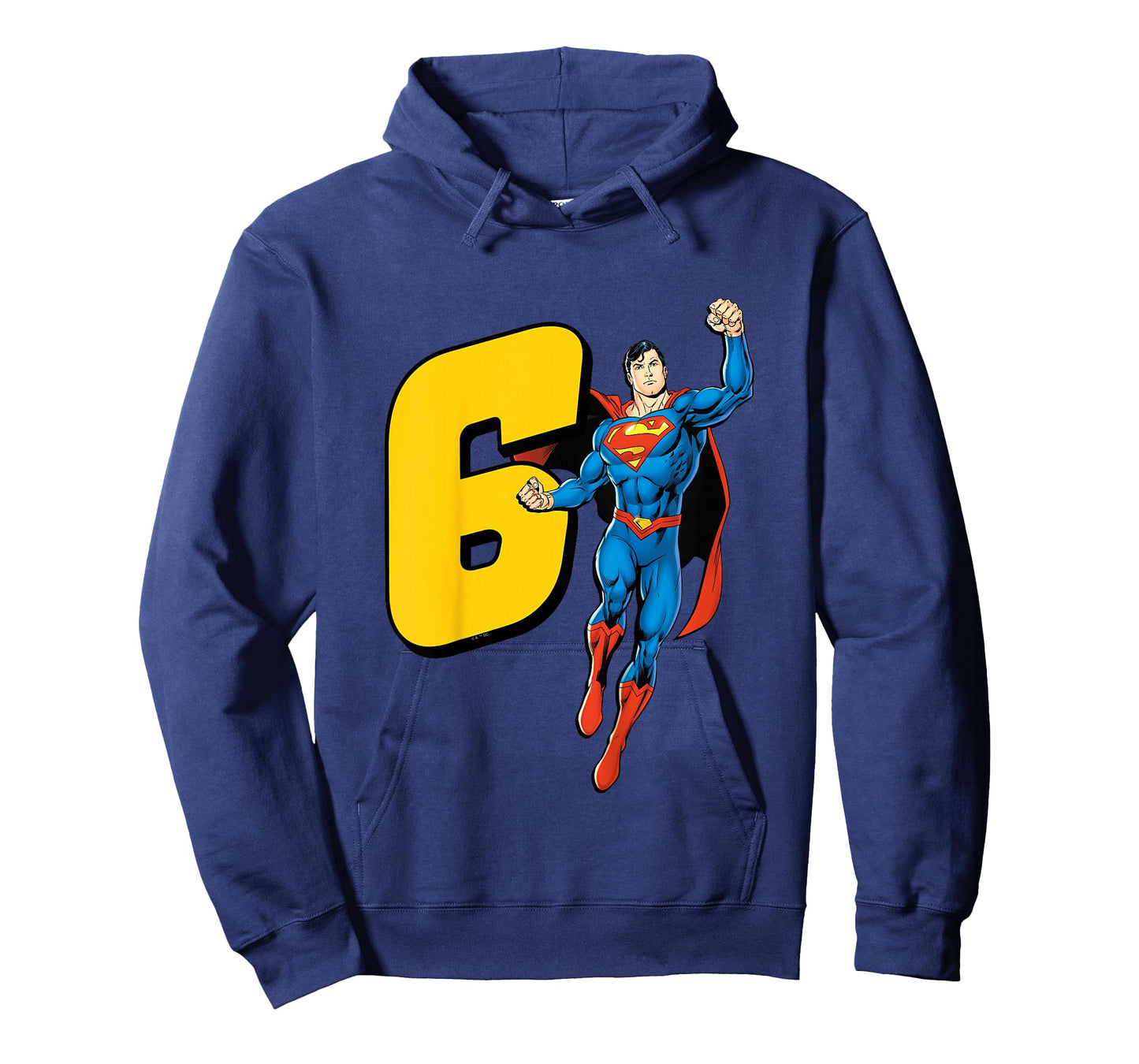 Kids Superman Super Hero 6th Birthday T-Shirt