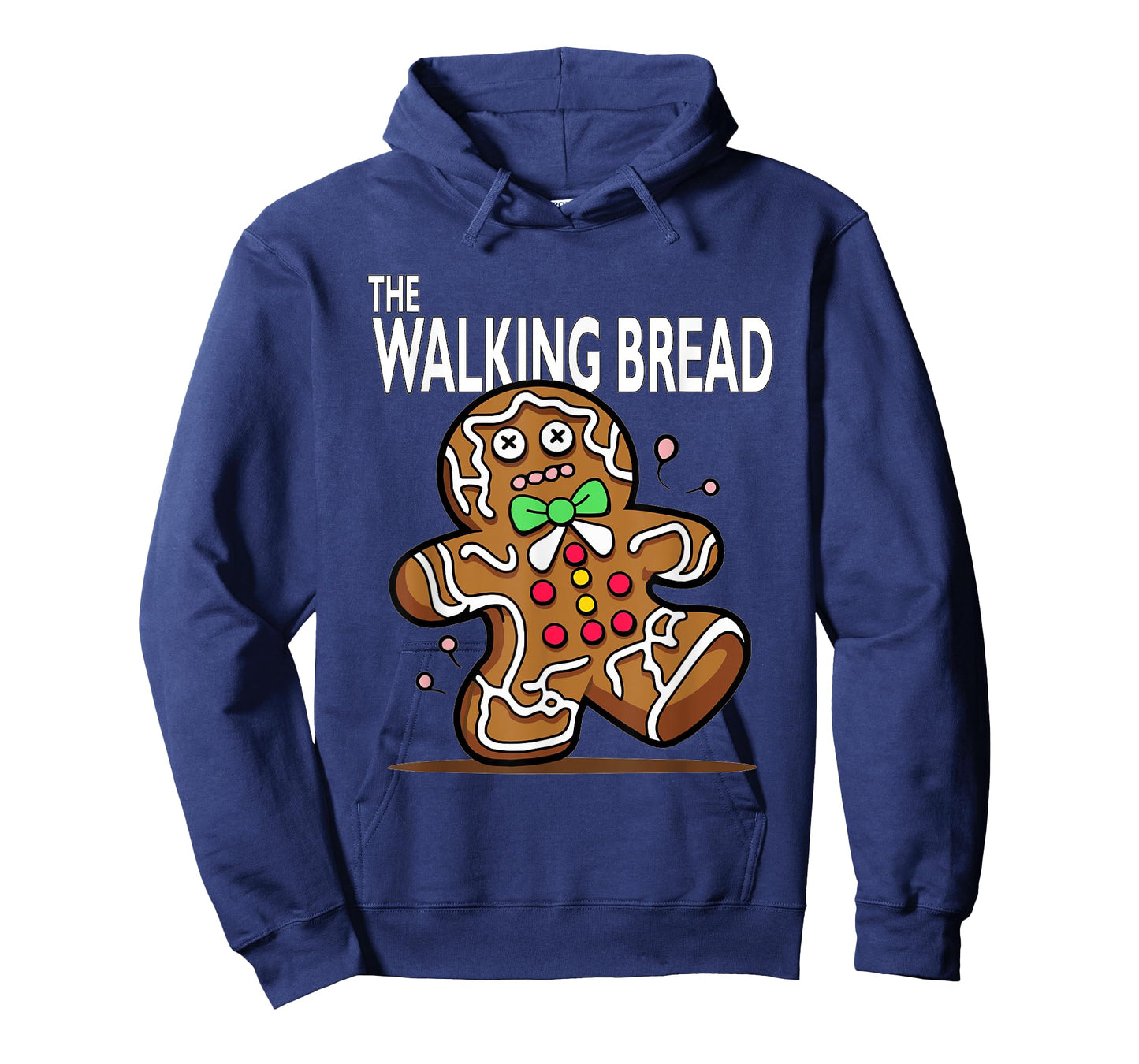 Zombie Gingerbread The Walking Bread Halloween Funny T-Shirt