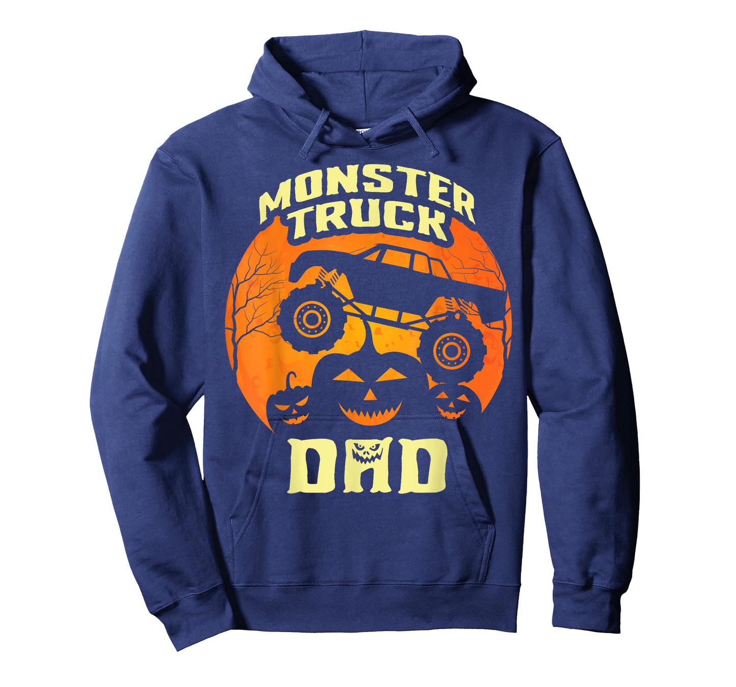 Monster Truck Dad Truck Lovers Pumpkins Halloween Costume T-Shirt