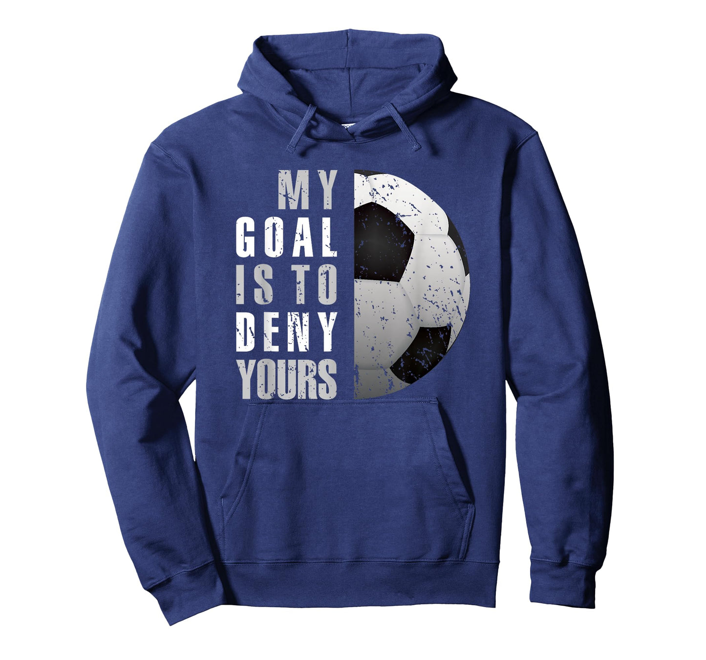 My Goal Is To Deny Yours Soccer Goalie Distressed Goalkeeper T-Shirt
