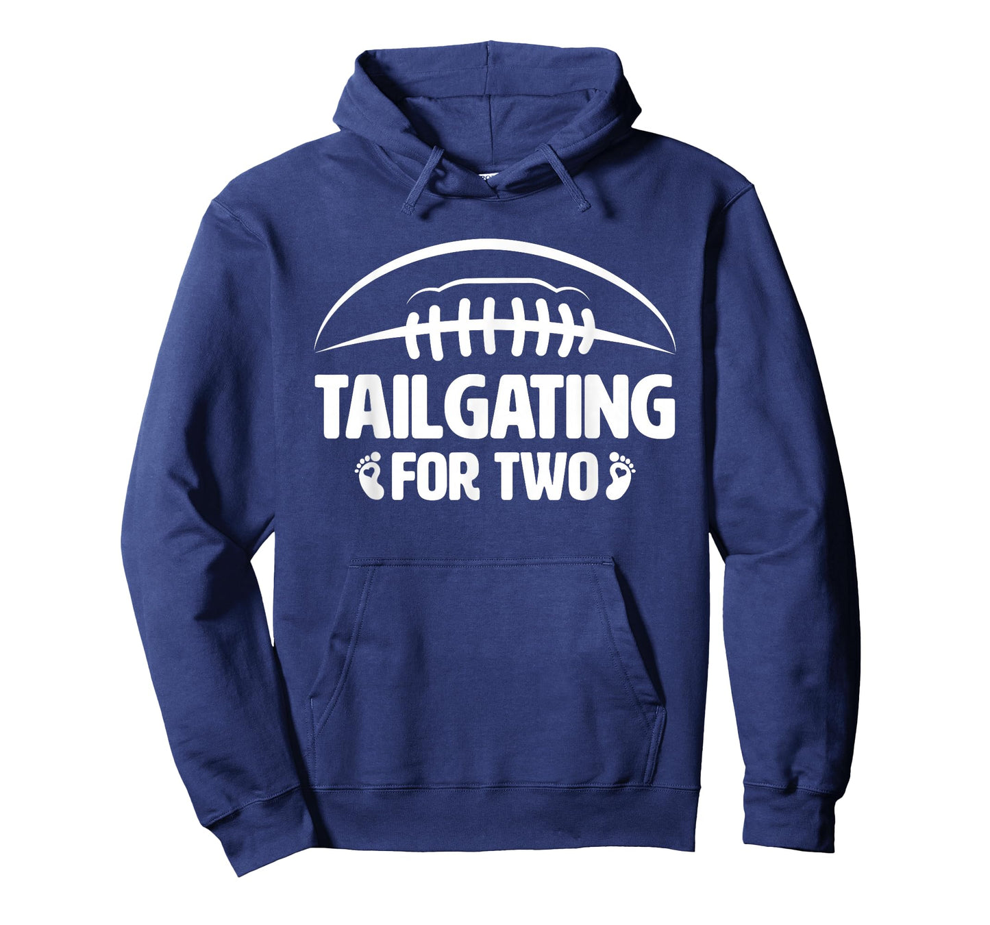 Tailgating For Two Pregnancy Announcement Football Mom T-Shirt