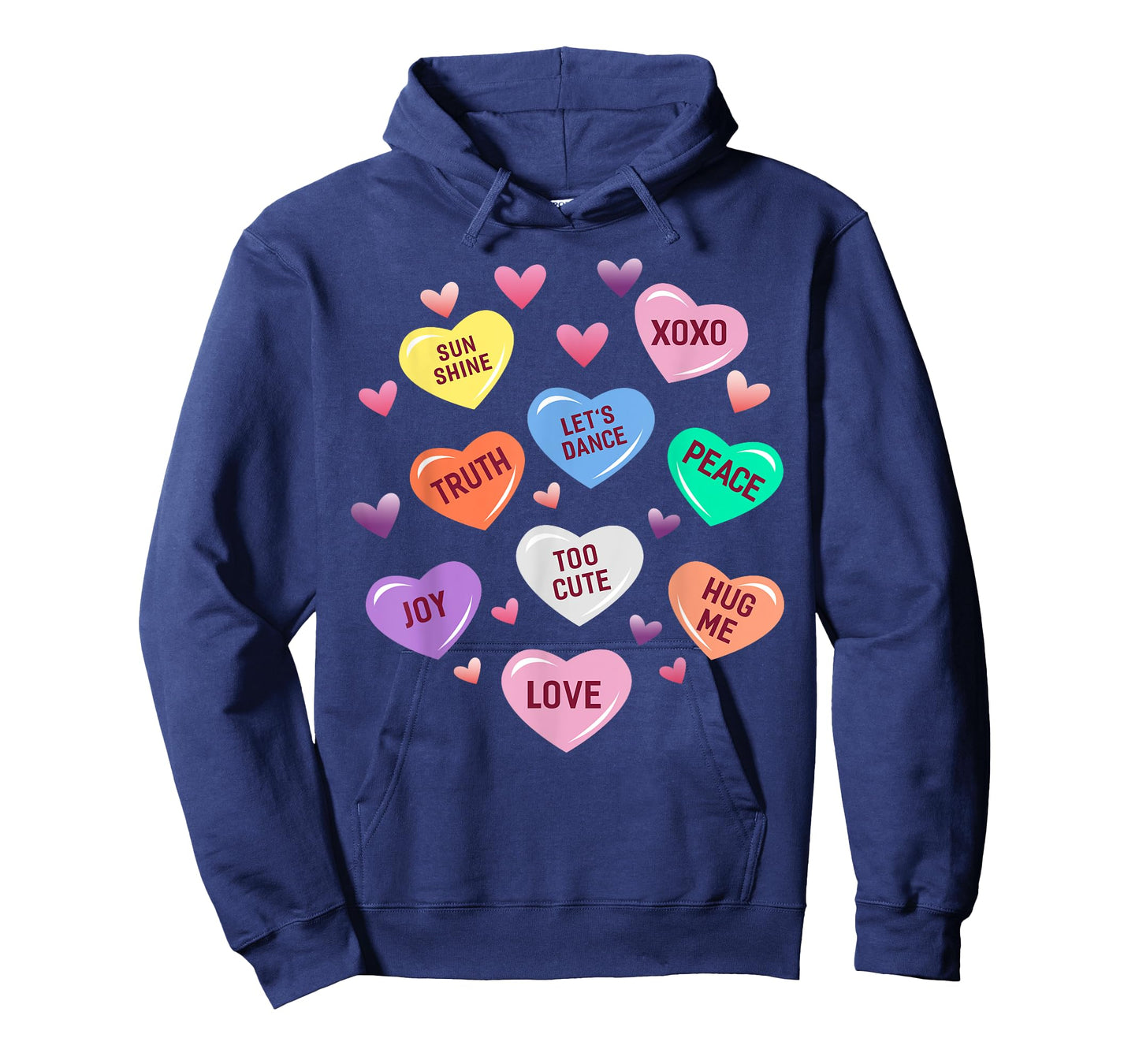 Valentine's Day Heart Candy Design for Men Woman & Kids T-Shirt