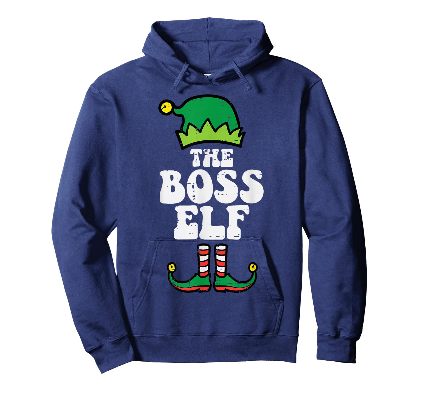 Christmas Boss Elf Xmas Family Group Matching Men Women Kids T-Shirt