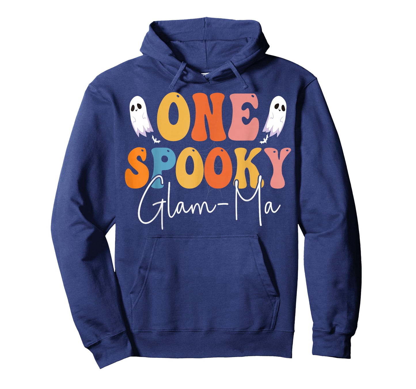 One Spooky Glam-Ma Groovy Funny Women Ghost Boo Halloween T-Shirt