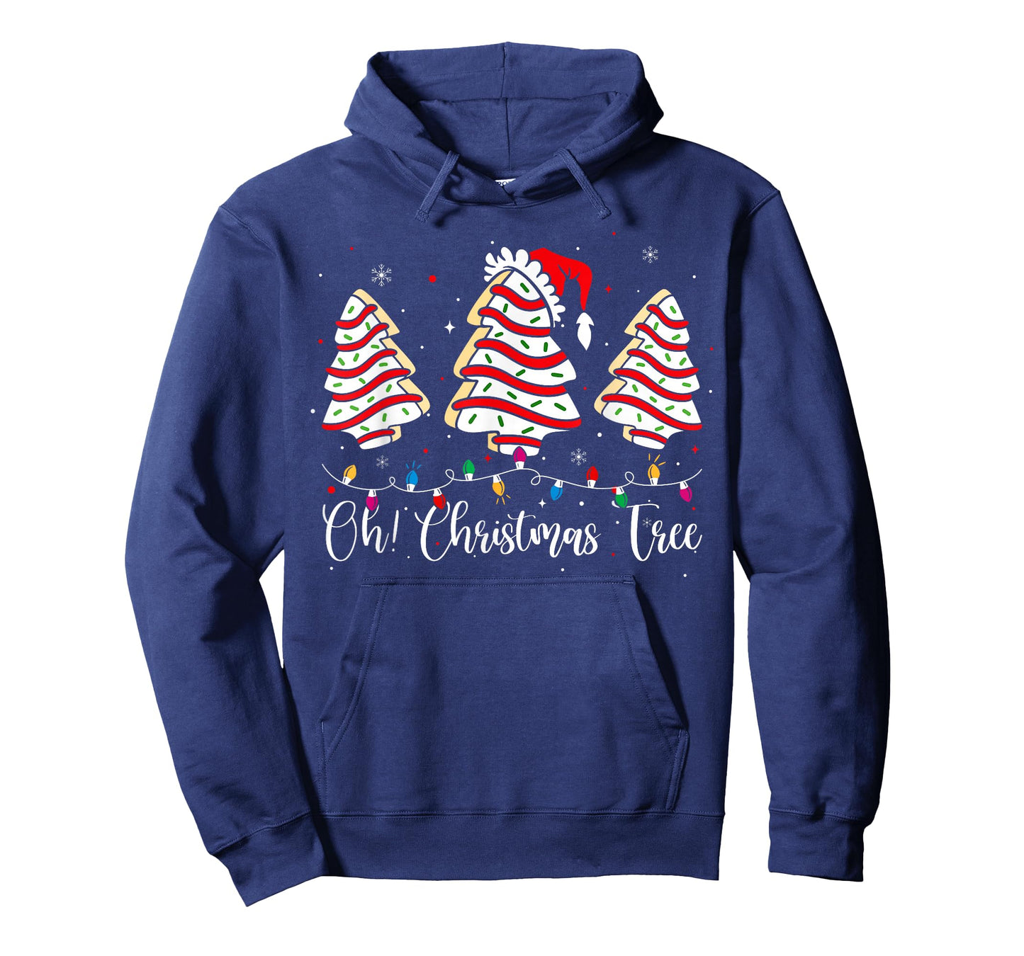 Groovy Oh Christmas Tree Cakes Debbie Becky Jen Cake Lovers T-Shirt