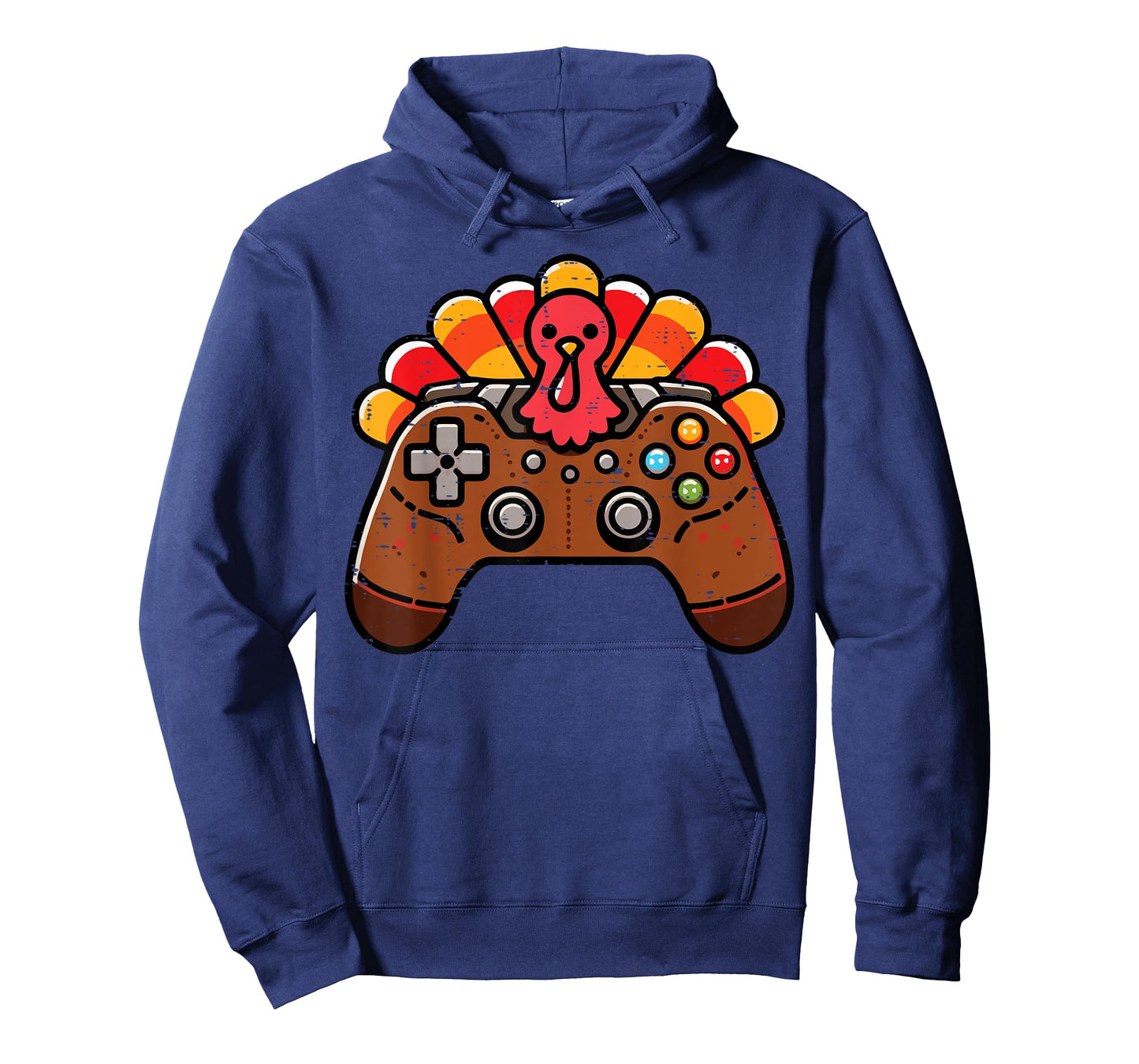 Thanksgiving Turkey Gaming Controller Gamer Boys Kids Men T-Shirt
