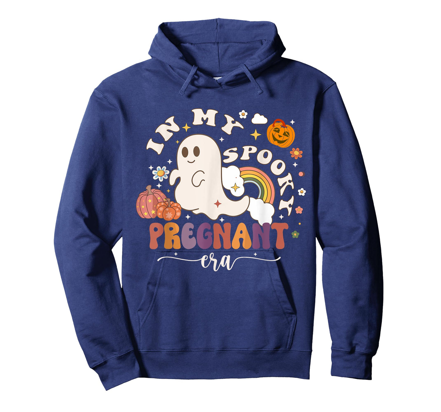 In My Spooky Pregnant Era Ghost Halloween Pregnant Mom Women T-Shirt