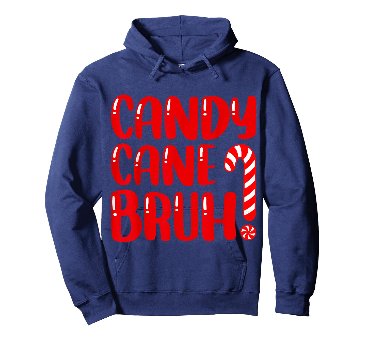 Candy Cane Bruh Christmas Candy Cane Party Boys Girls Xmas T-Shirt