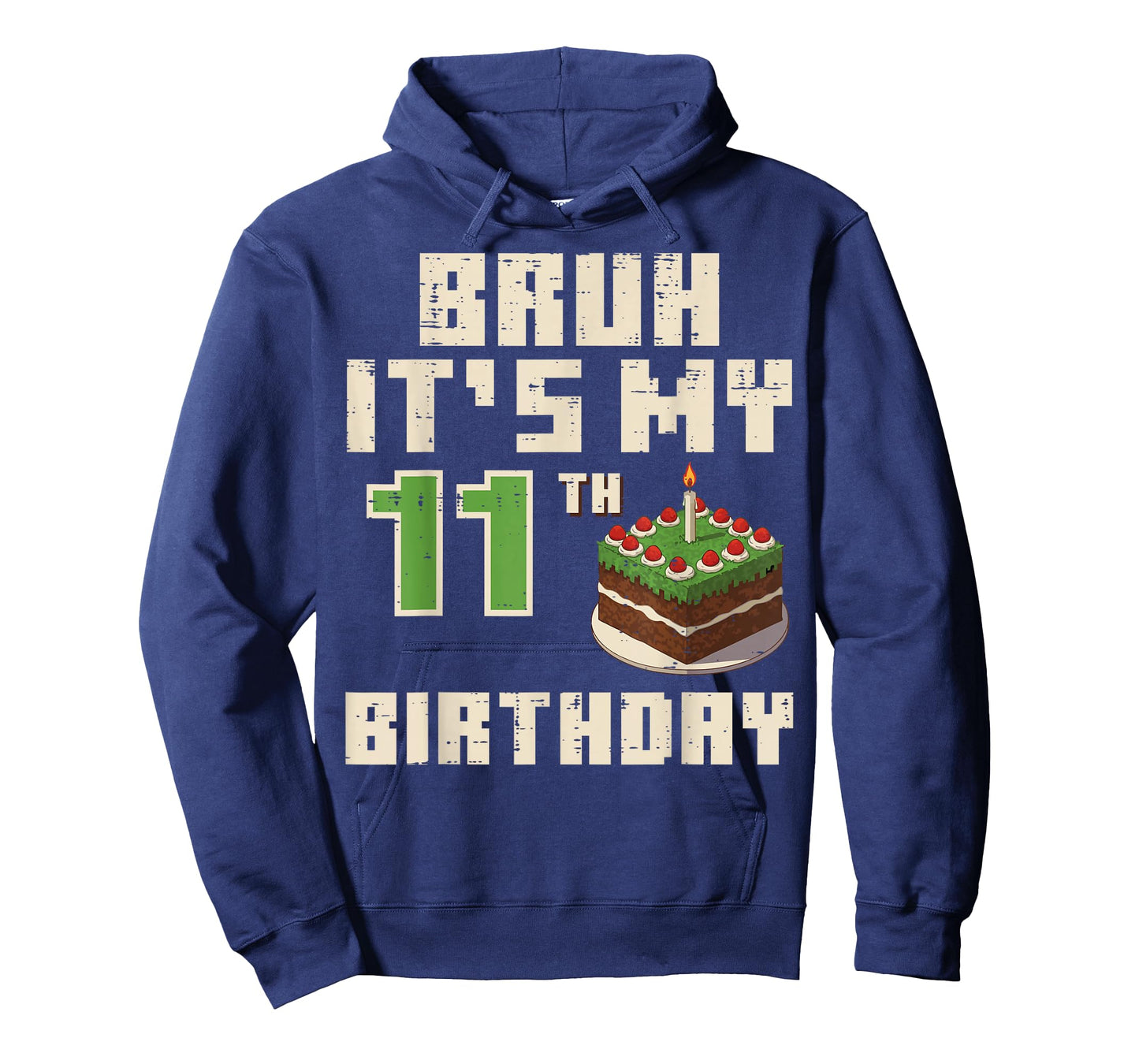 11th Birthday Pixel Gaming 11 Year Old Gamer Bday Boys Kids T-Shirt