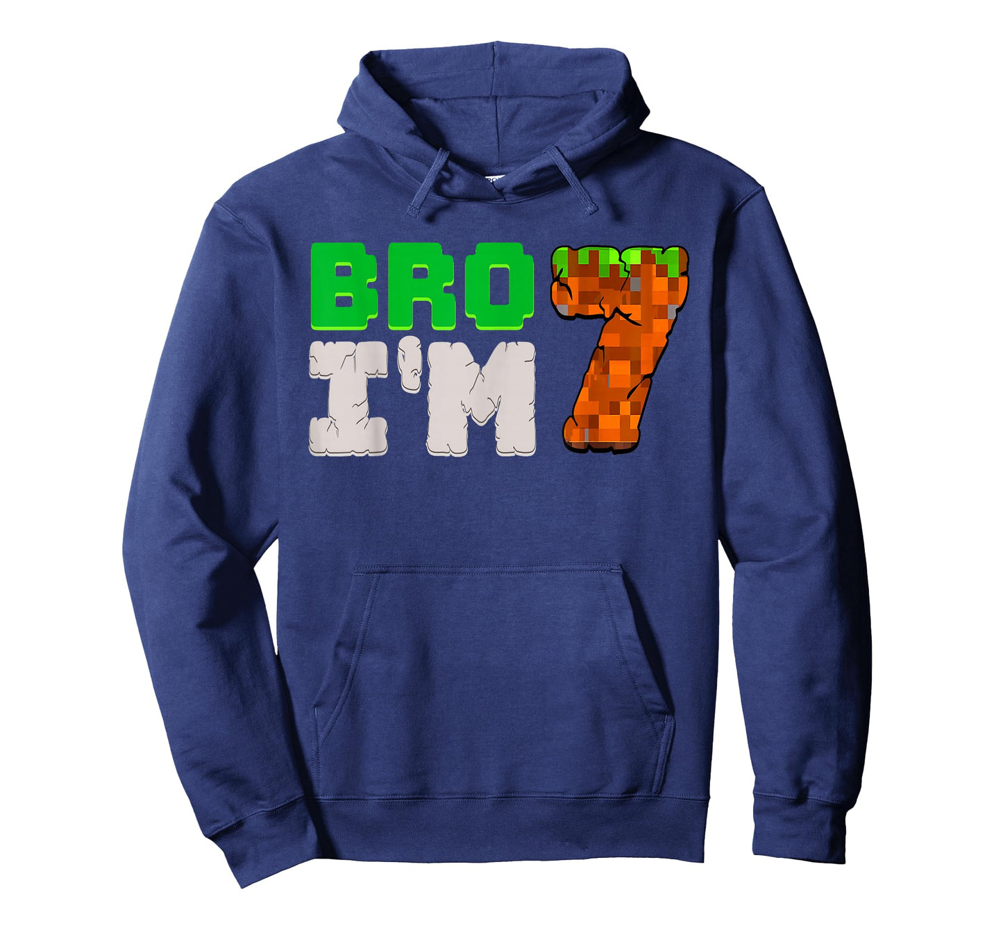 Birthday Boy 7th Birthday I'm 7 Year Old Gamer Pixel Number T-Shirt