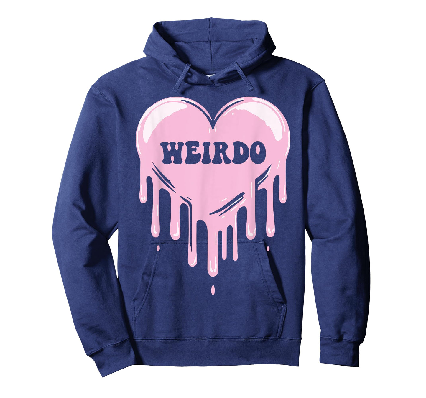 Weirdo Dripping Heart Pastel Goth Emo Punk Aesthetic T-Shirt