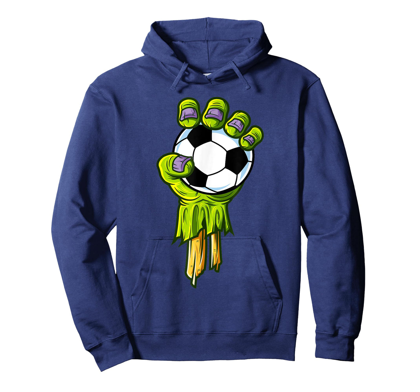 Zombie Hands Soccer Funny Horror Scary Halloween Costume T-Shirt