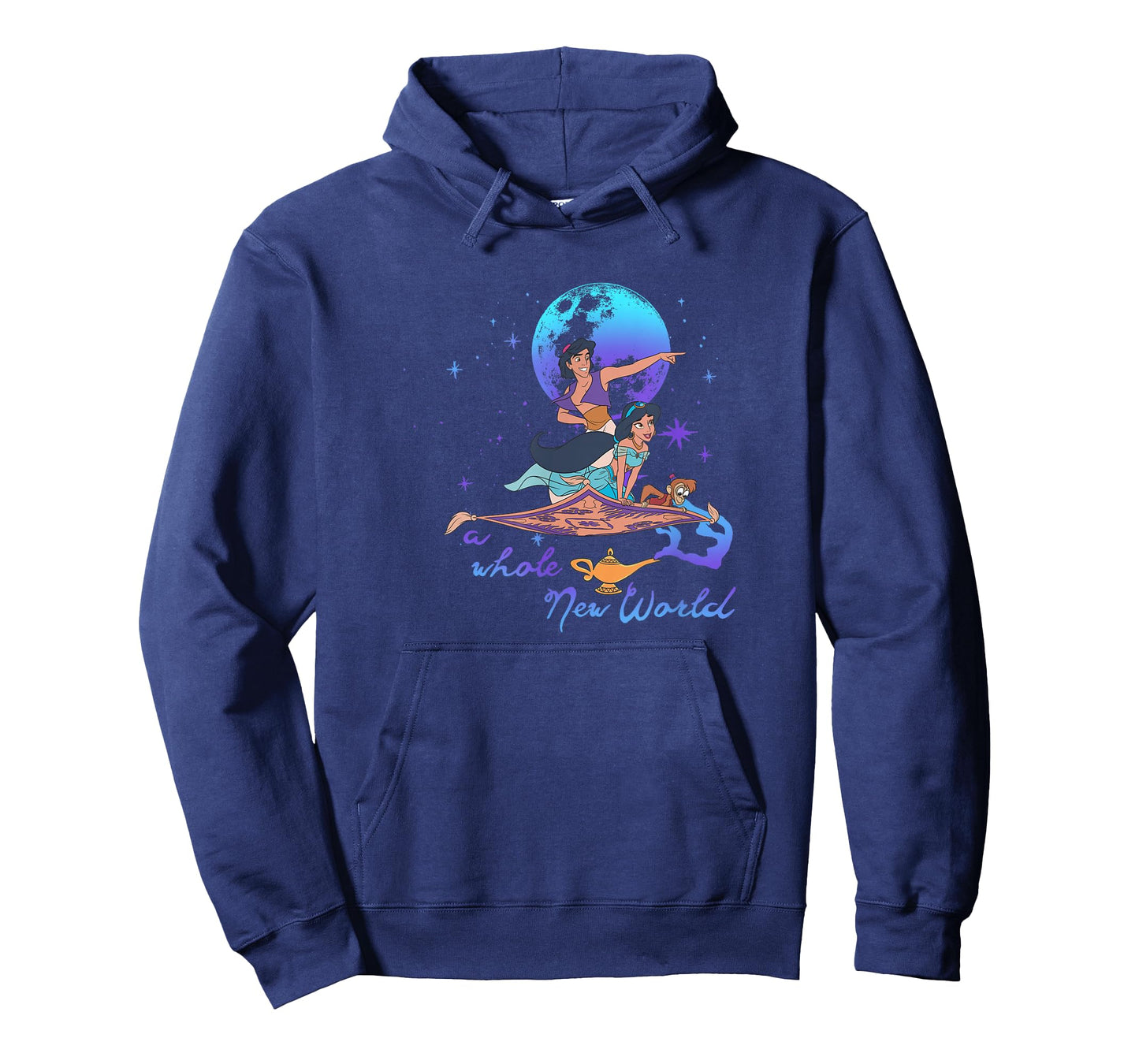 Disney Aladdin Group Shot A Whole New World Blue & Purple T-Shirt