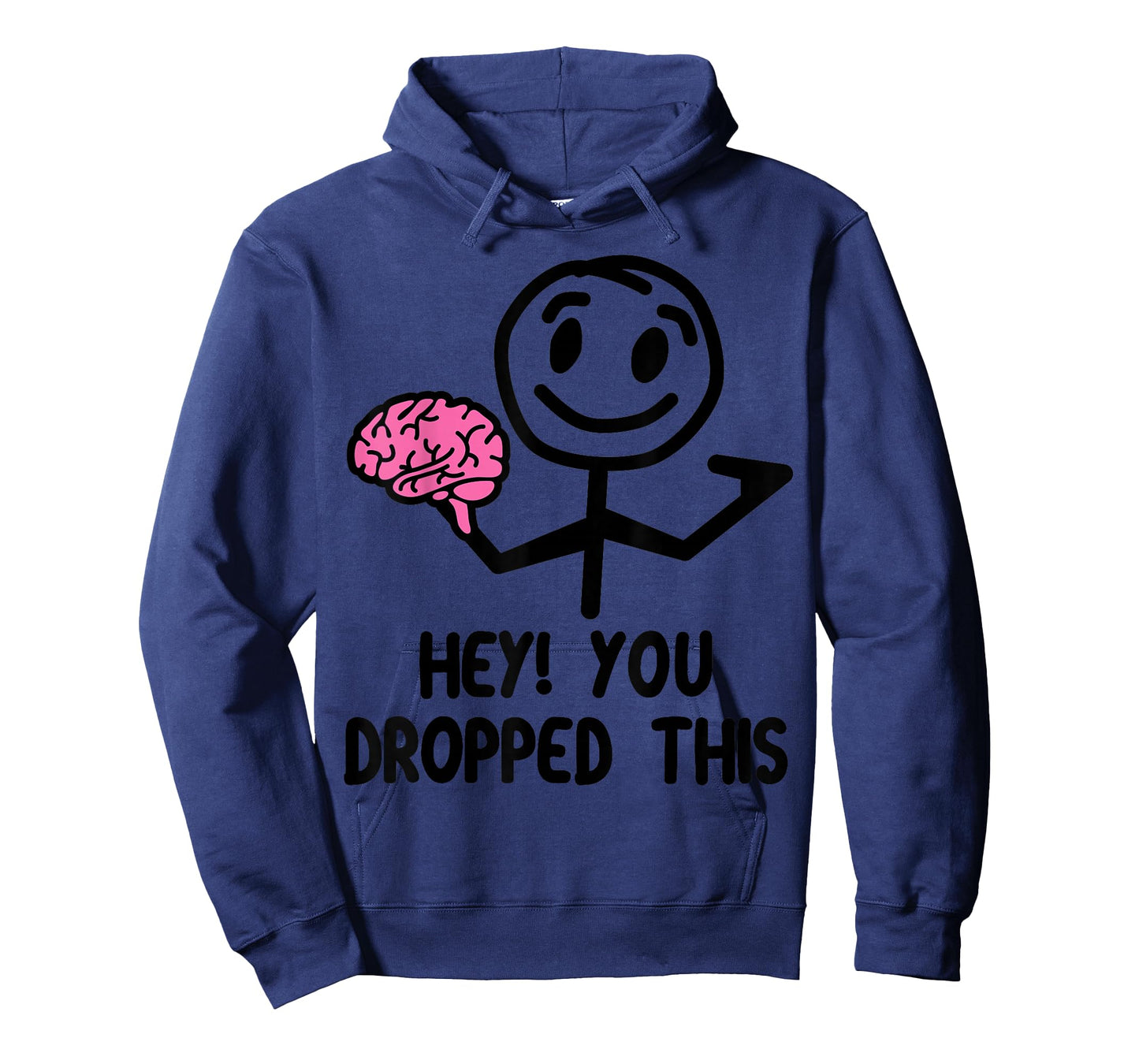 Nerdy Funny Hey You Dropped This Brain Math Teacher White T-Shirt