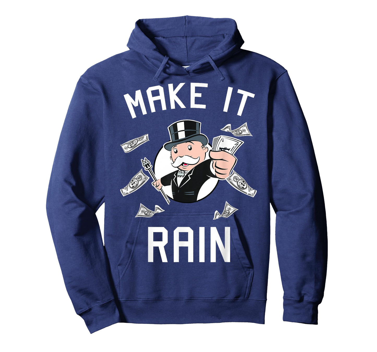Monopoly Man Make It Rain Logo Portrait T-Shirt