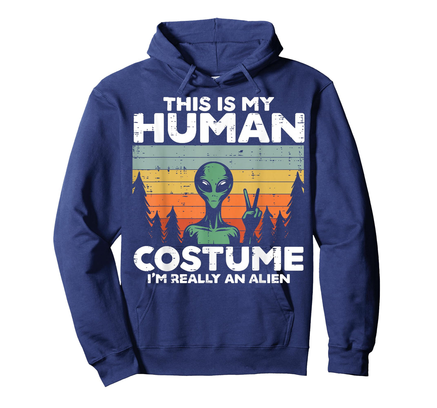 This My Human Costume Im Really Alien Funny Men Women Kids T-Shirt