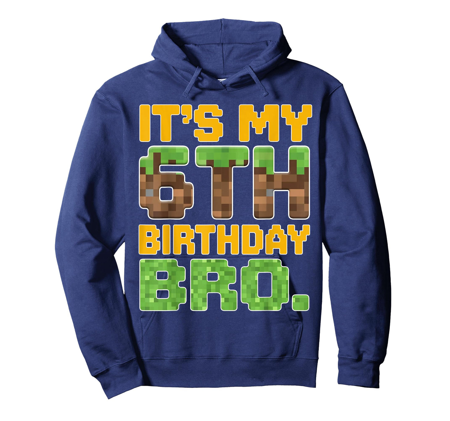 Funny Birthday Boy It's My 6th Birthday Video Game Pixel T-Shirt