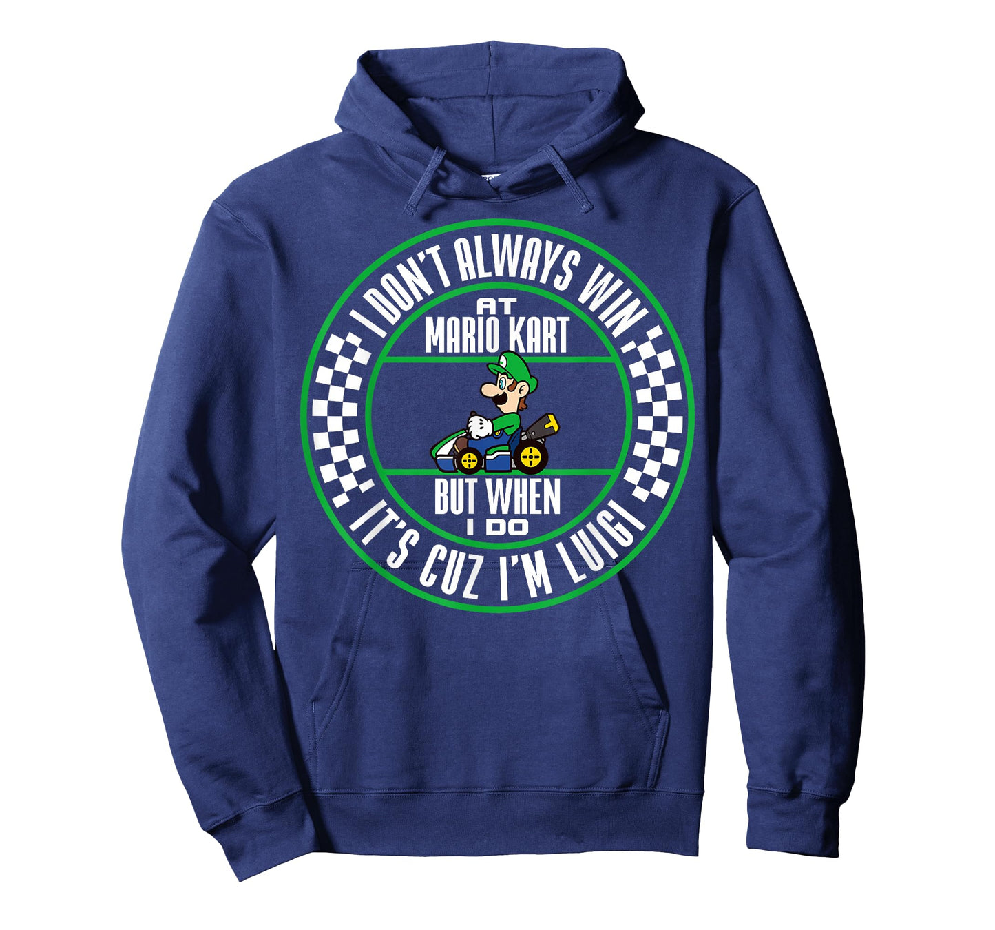 Nintendo Mario Kart Winning As Luigi Graphic T-Shirt T-Shirt