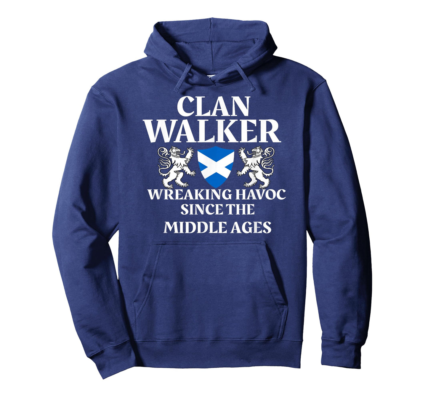 Clan Walker Scottish Family Kilt Tartan Lion T-Shirt