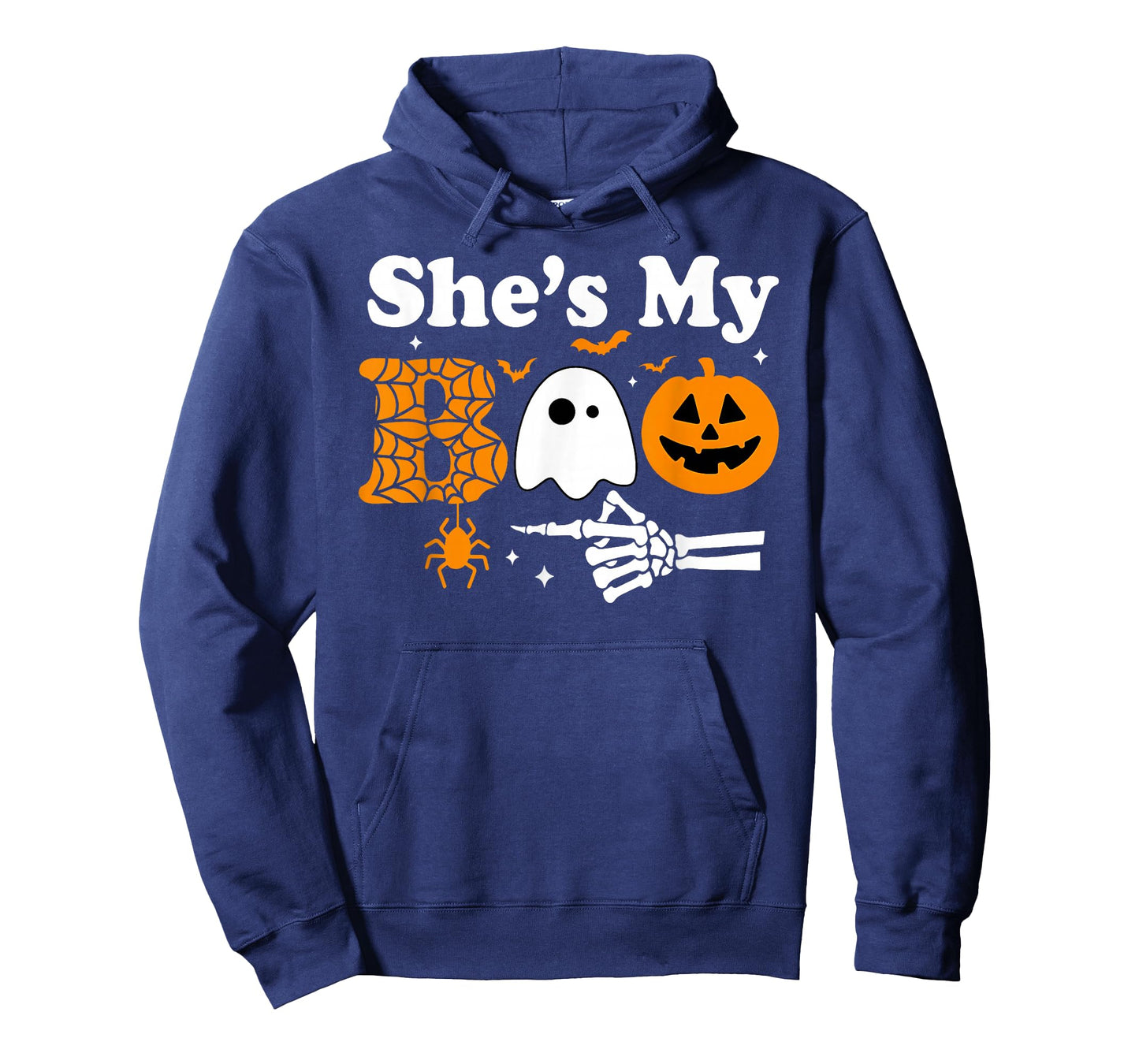She's My Boo Funny Ghost Jack O Lantern Halloween Couples T-Shirt