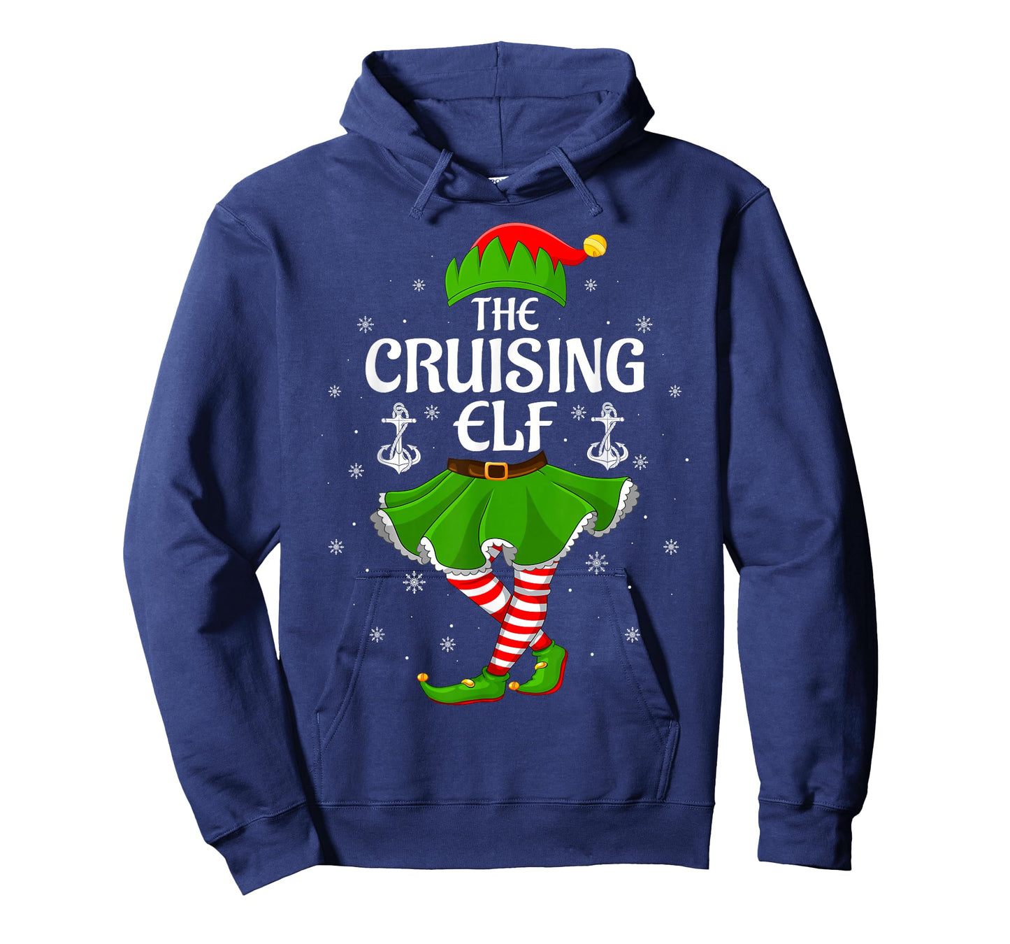 Cruising Elf Christmas Family Girls Women Elf Squad Xmas T-Shirt