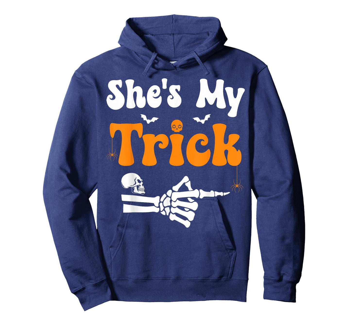 She's My Trick Skeleton Couples Matching Halloween Couple T-Shirt