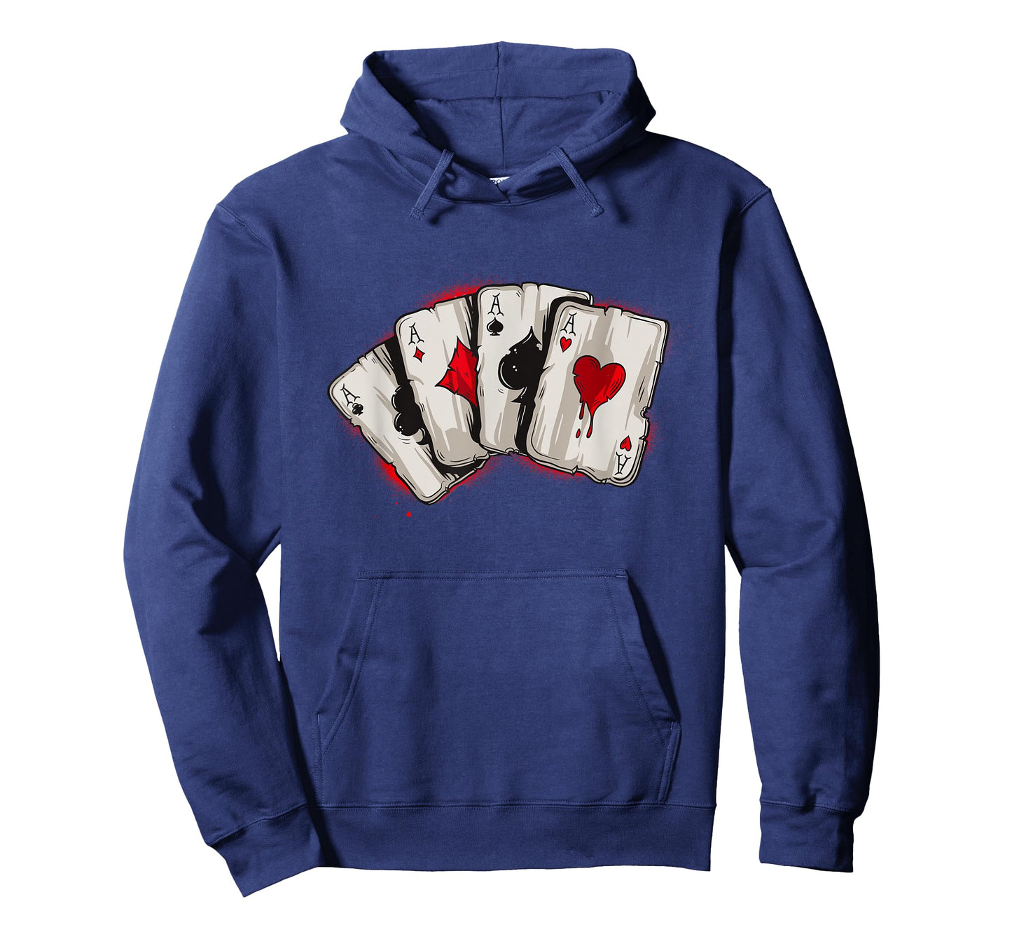 Poker T-Shirt 4 Aces Stud Hands Lucky Souvenir Las Vegas Tee T-Shirt