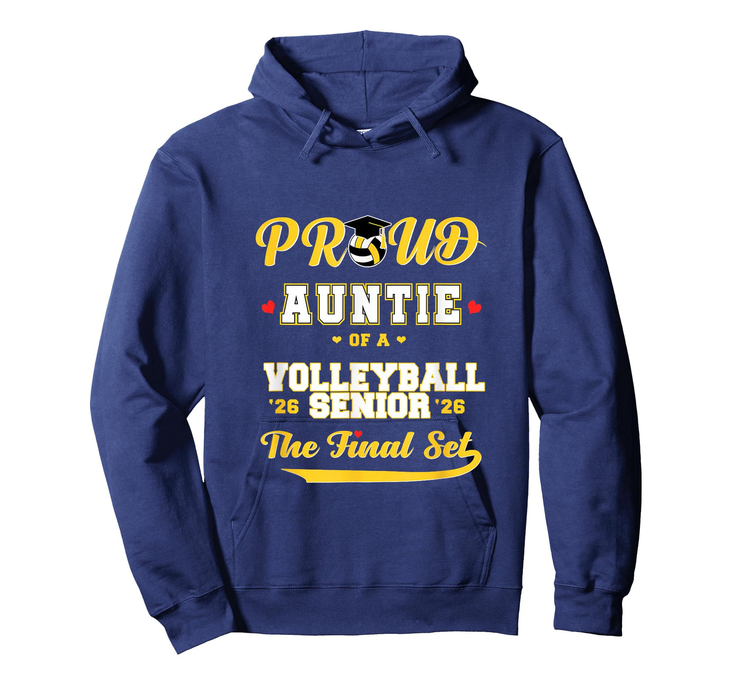 Cool Family '26 Graduation Volleyball Player Auntie T-Shirt