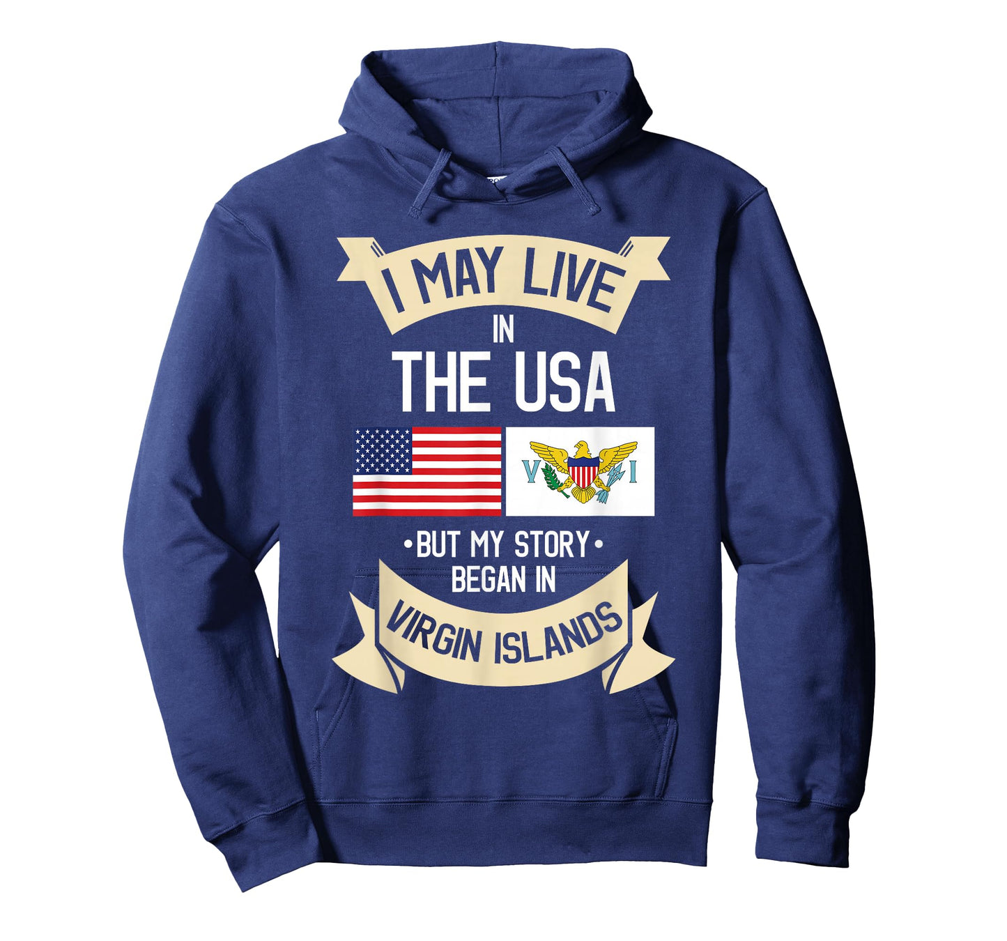 US Virgin Islands Roots American Flag USA Gifts T-Shirt