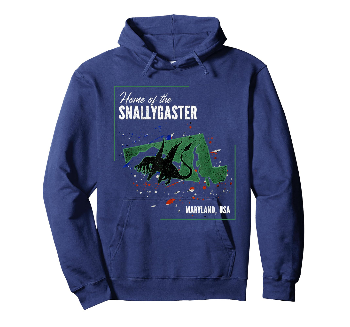 Cryptids in Maryland - The SnallyGaster T-Shirt - Unisex Adult - Black - Small - Short Sleeve - Classic Fit - Cotton - Cryptozoology Enthusiasts, Folklore Lovers, Monster Fans