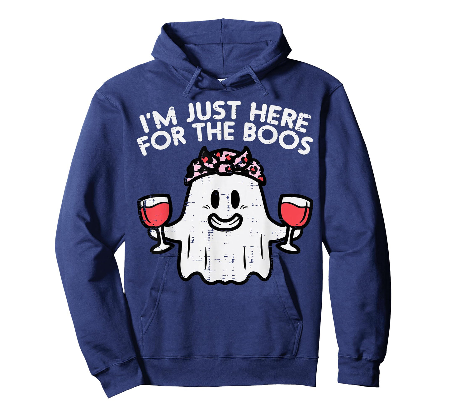 I'm Just Here For The Boos Funny Halloween Costume For Women T-Shirt