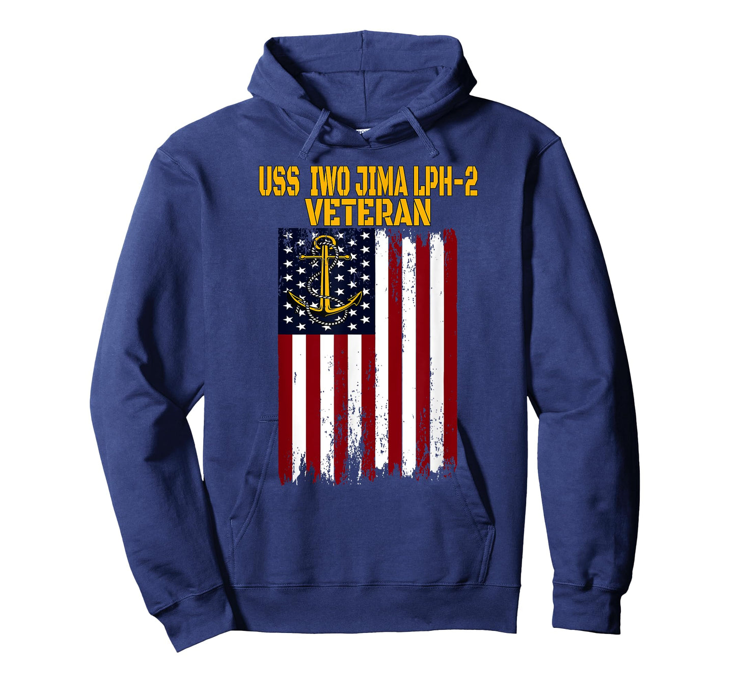 USS Iwo Jima LPH-2 Amphibious Ship Helicopter Carrier T-Shirt