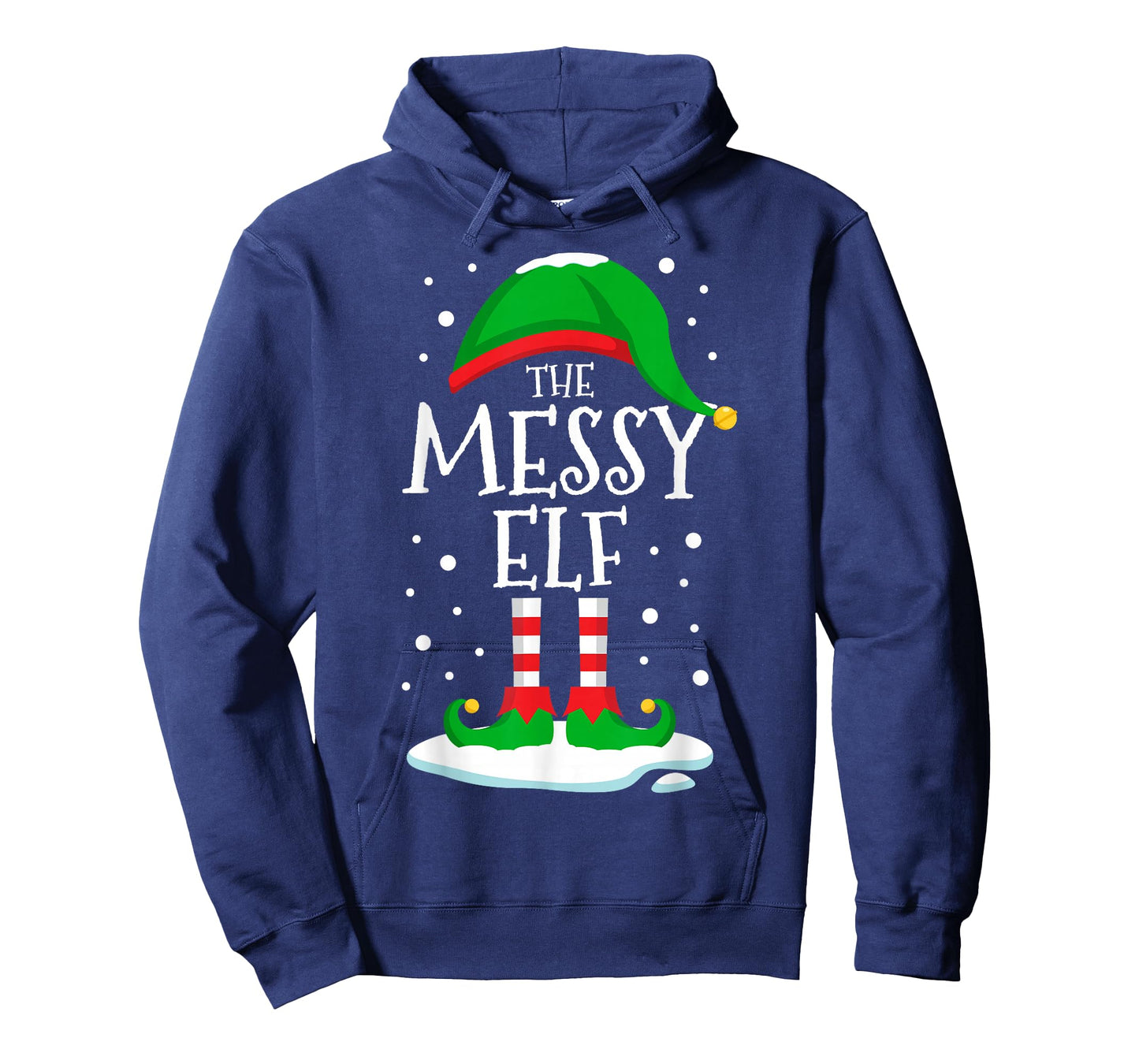 The Messy Elf Christmas Family Matching Xmas Group Funny T-Shirt