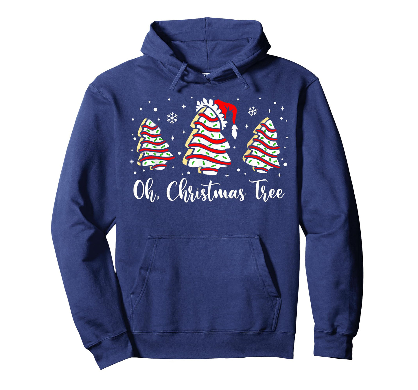 Groovy Oh Christmas Tree Cakes Debbie Becky Jen Cake Lovers T-Shirt