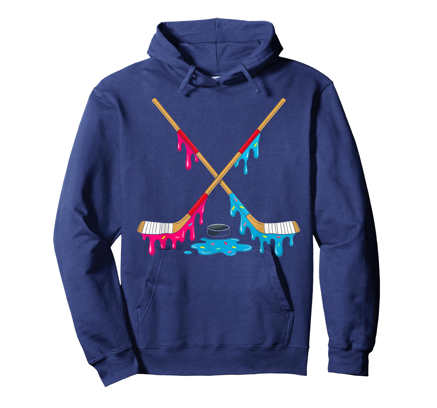 Hockey Ice Cream Drip Boys Ice Hockey Youth Players T-Shirt