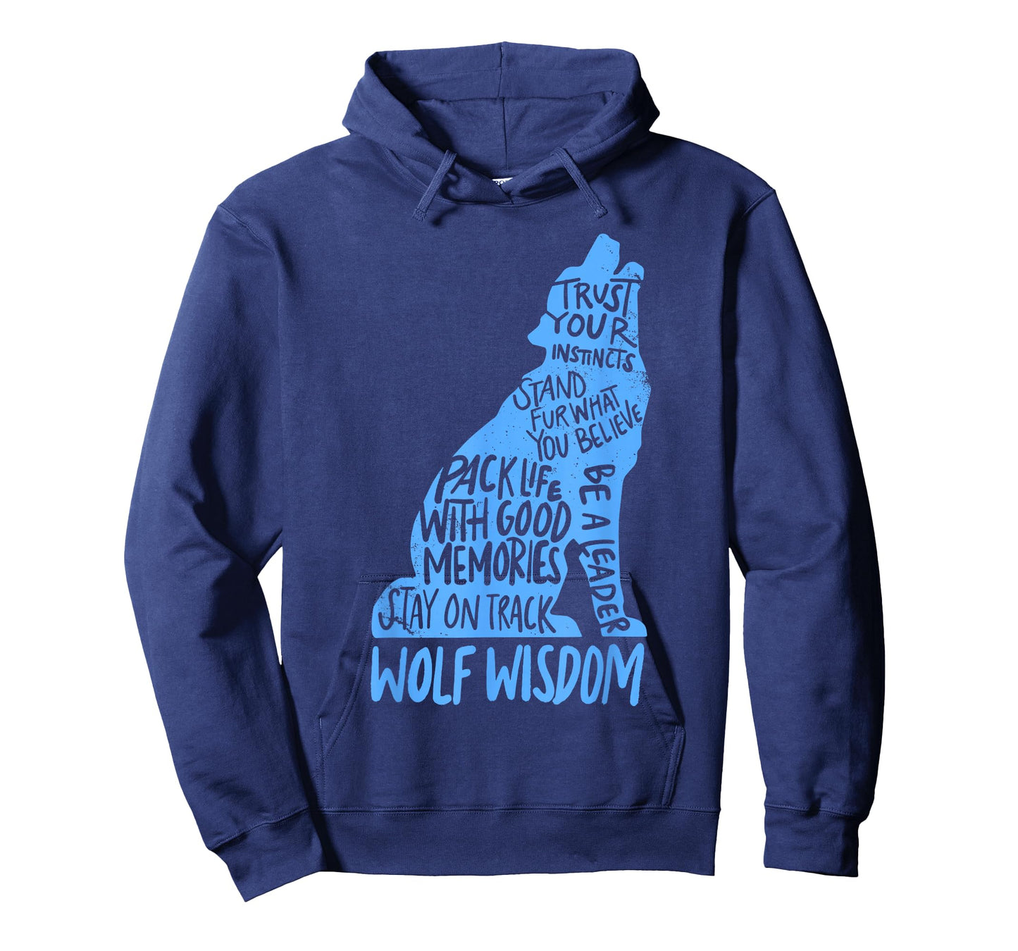 Wolf Wisdom Cute Wolves Lover Inspirational Sayings Quotes T-Shirt