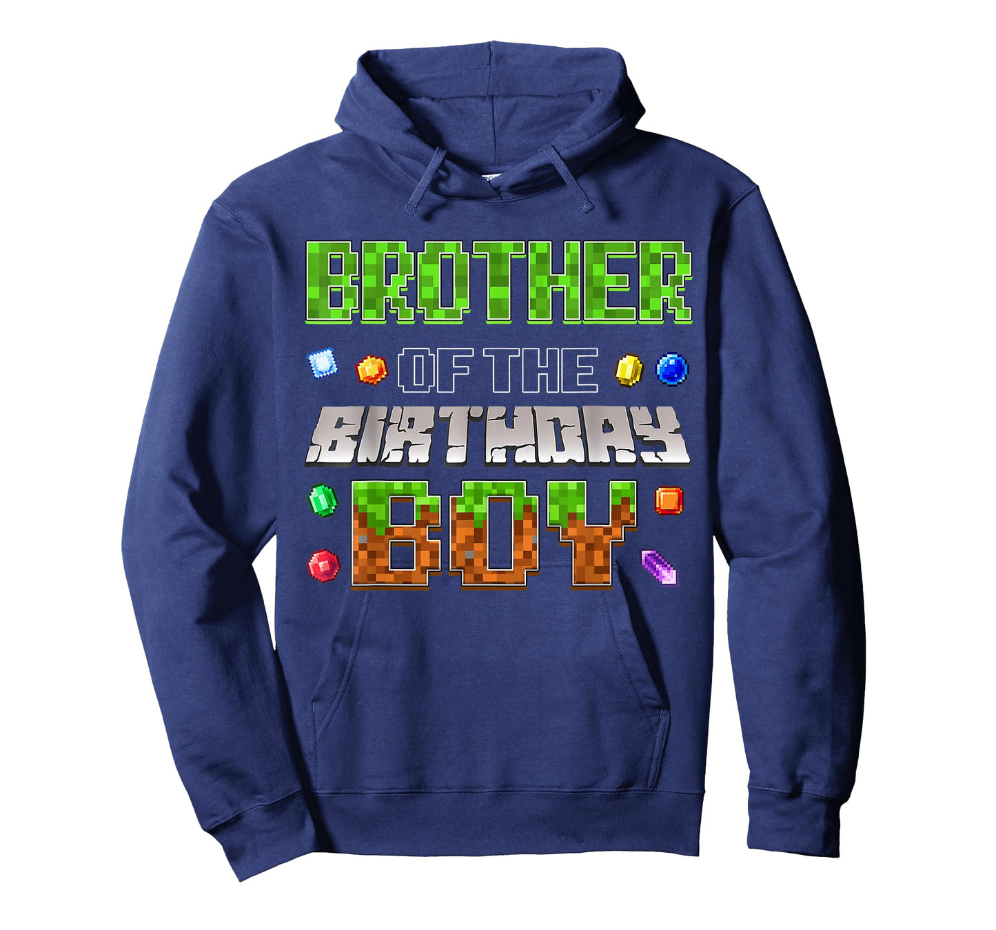 Brother Of The Birthday Boy Game Pixel Number Birthday Party T-Shirt