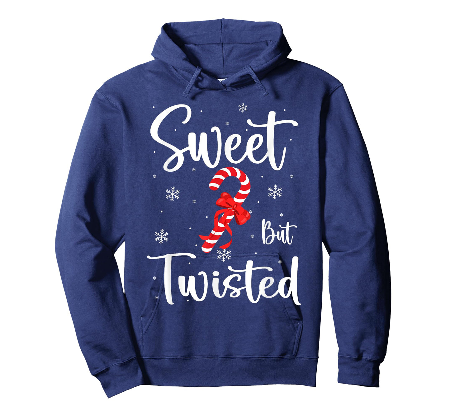 Sweet But Twisted Funny Christmas Candy Cane Xmas T-Shirt
