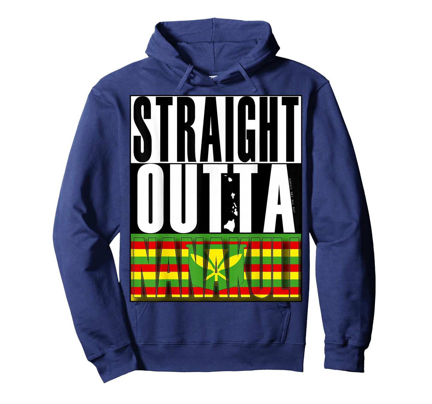 Straight Outta Nanakuli Kanaka Maoli by Hawaii Nei All Day T-Shirt