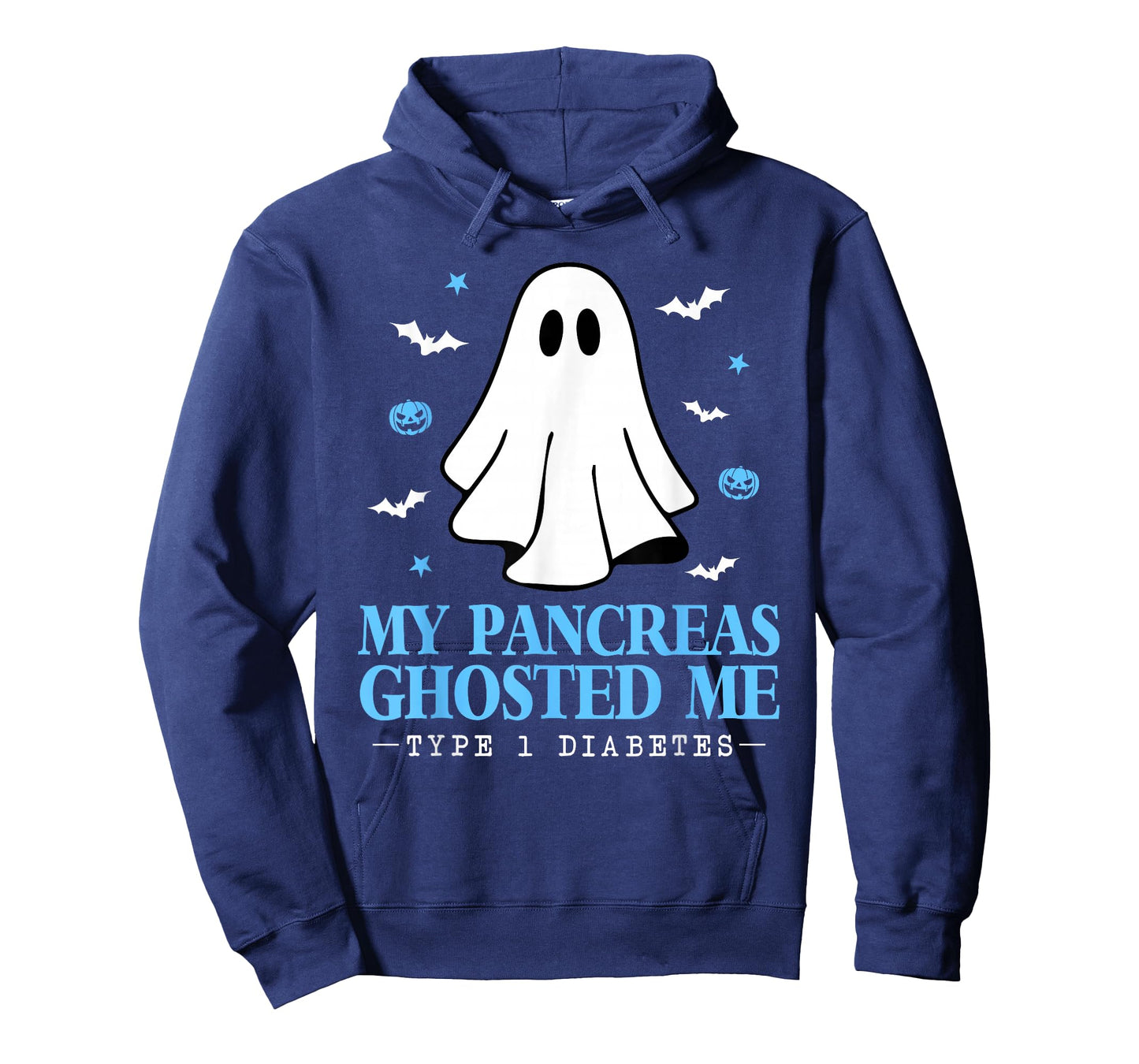 Halloween My Pancreas Ghosted Me Funny Type 1 Diabetes T1D T-Shirt