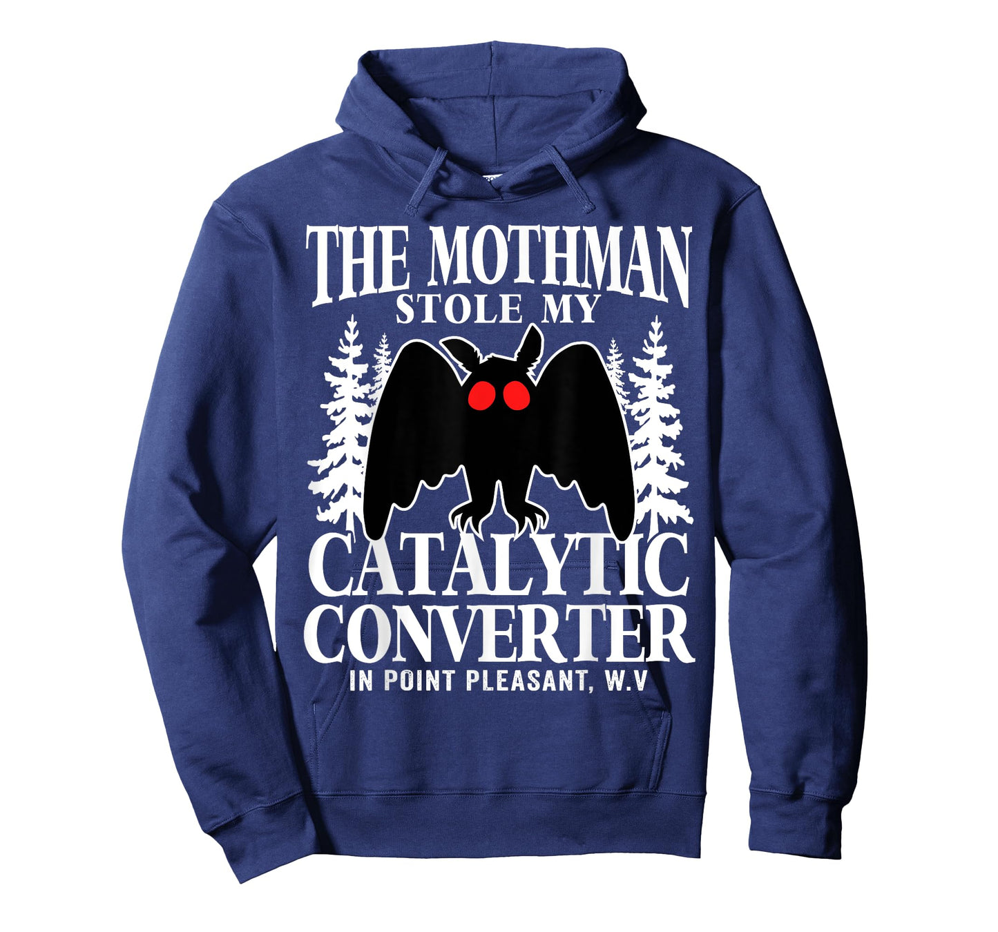Funny Mothman Stole My Catalytic Converter Mothman Cryptid T-Shirt