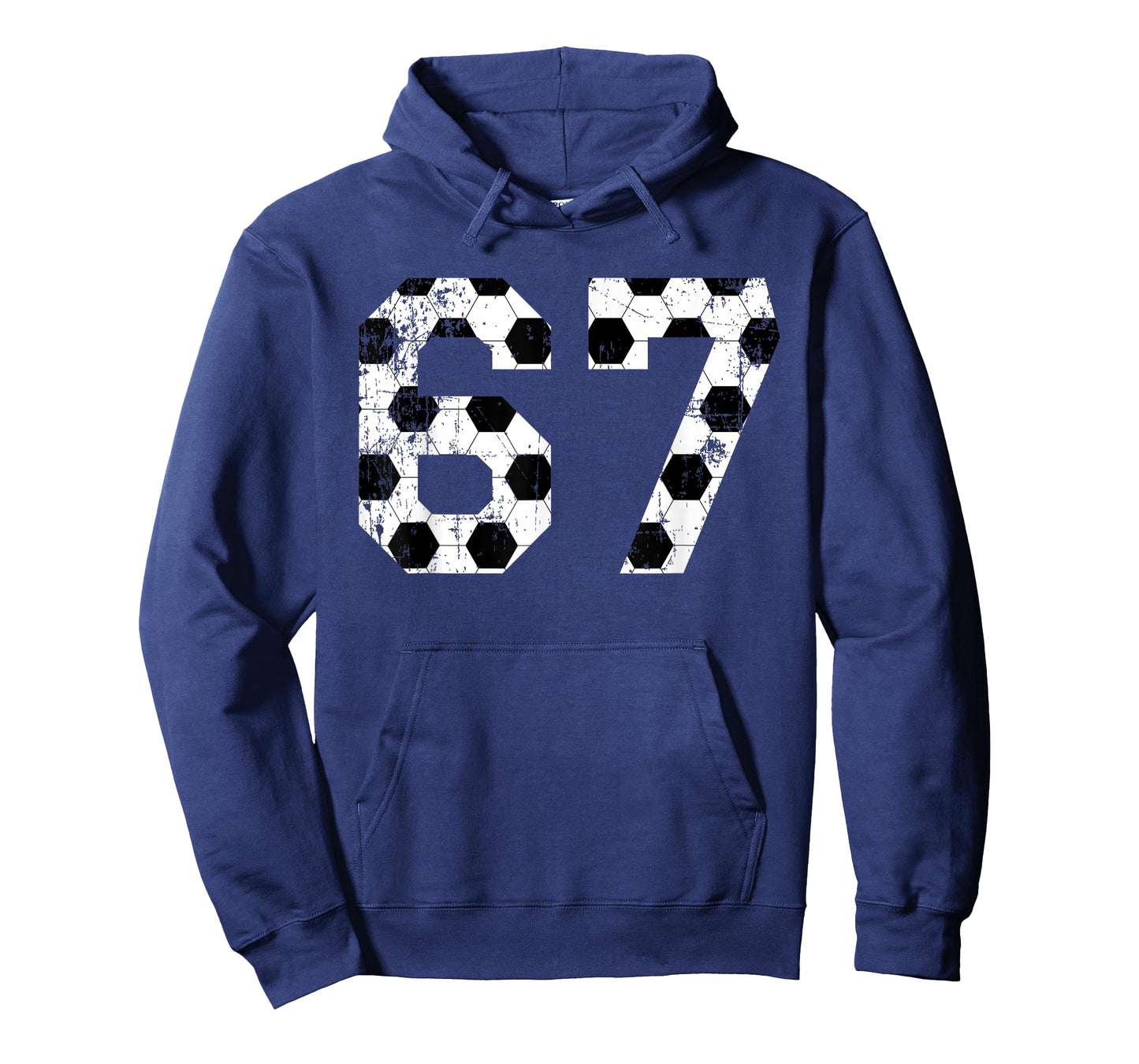 Vintage Soccer 67 Jersey Number T-Shirt