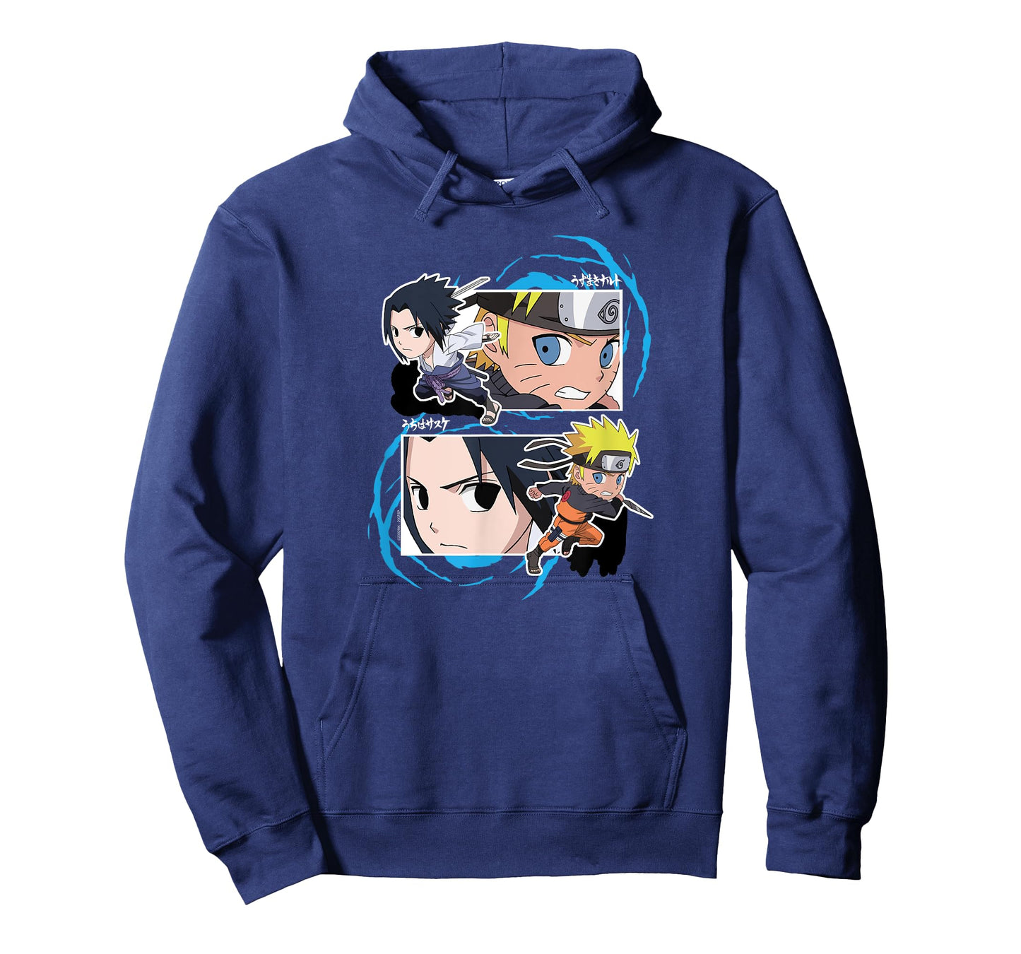 Naruto and Sasuke SD Fight Frames Anime T-Shirt