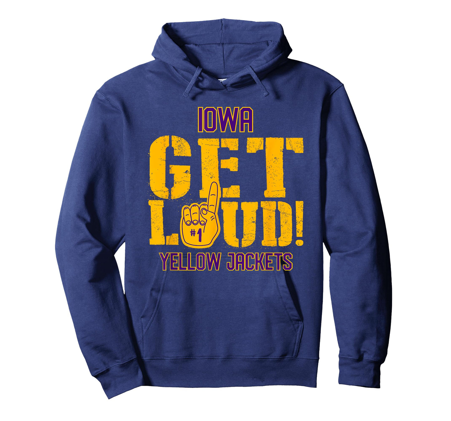 Iowa High School GET LOUD Yellow Jackets T-Shirt
