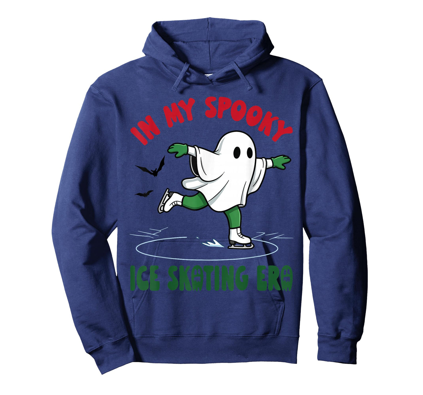 in My Spooky Ice Skating Era Ghost Skater Halloween Costume T-Shirt