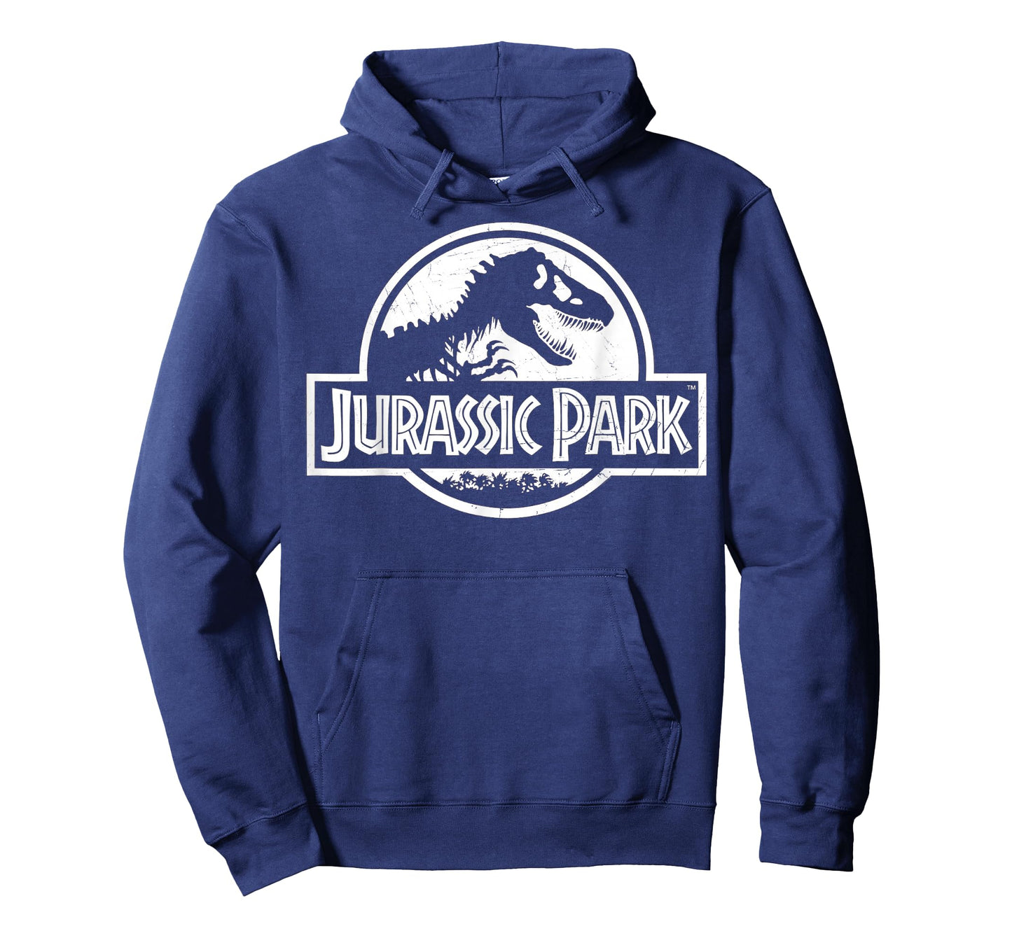 Jurassic Park White Simple Logo T-Shirt