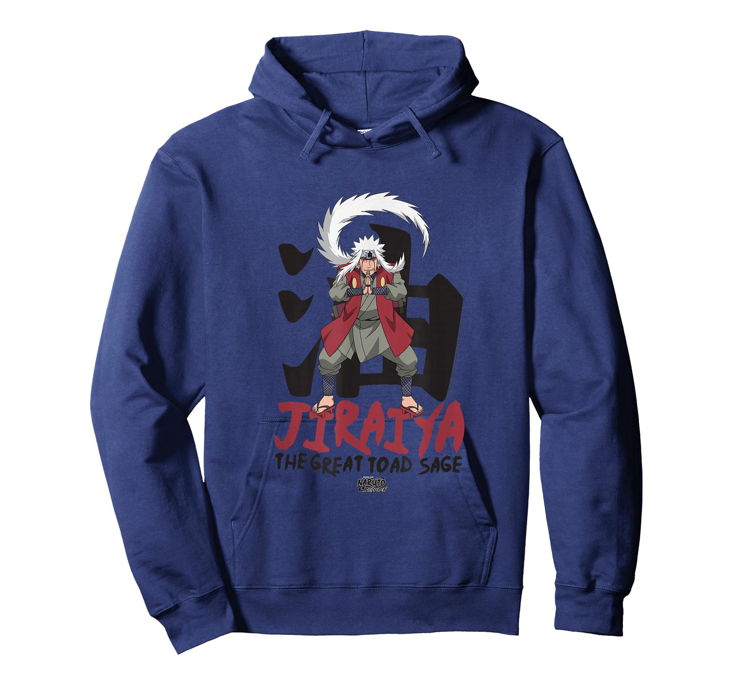 Naruto Shippuden Jiraiya Large Toad Sage with Kanji Anime T-Shirt