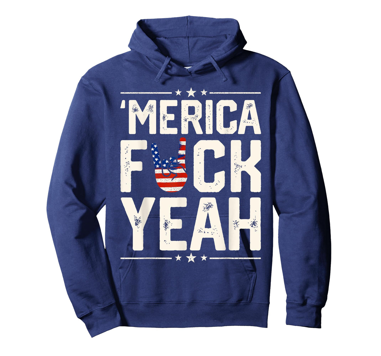 Funny Merica Fuck Yeah 4th Of July Patriotic USA Men Women T-Shirt